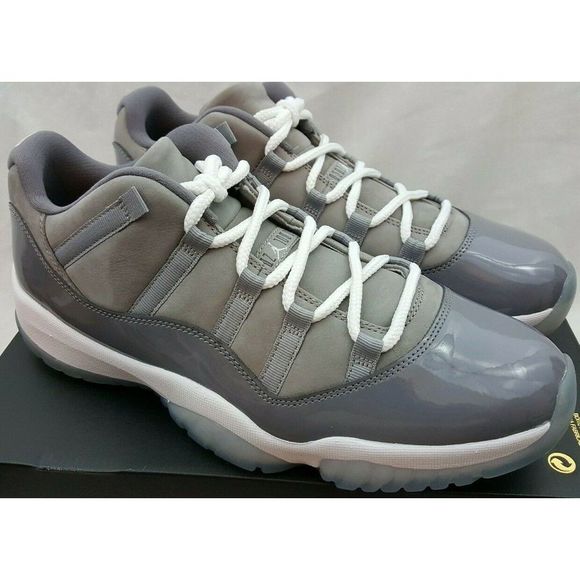Jordan Other - Nike Air Jordan XI 11 Retro Low Grey Shoes Size 12